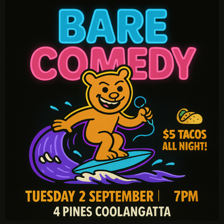 Bare Naked Comedy Night 🎤🤣 | 4 Pines Beer